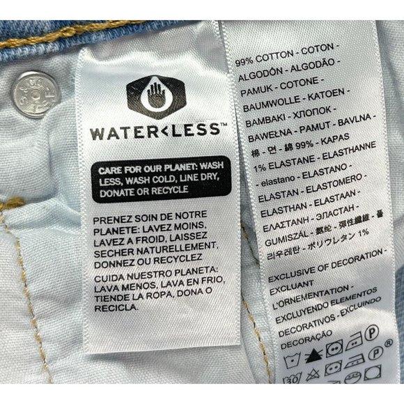 Levis 501 Original Cropped High Rise Straight Leg Womens 31x26 Button Fly Jeans - Picture 7 of 12